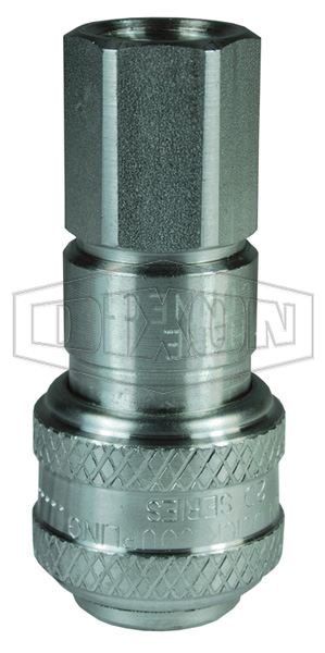 D-Series Pneumatic Automatic Female Threaded Coupler